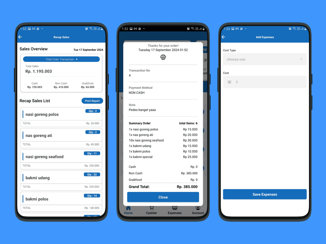 mobile mockup cart