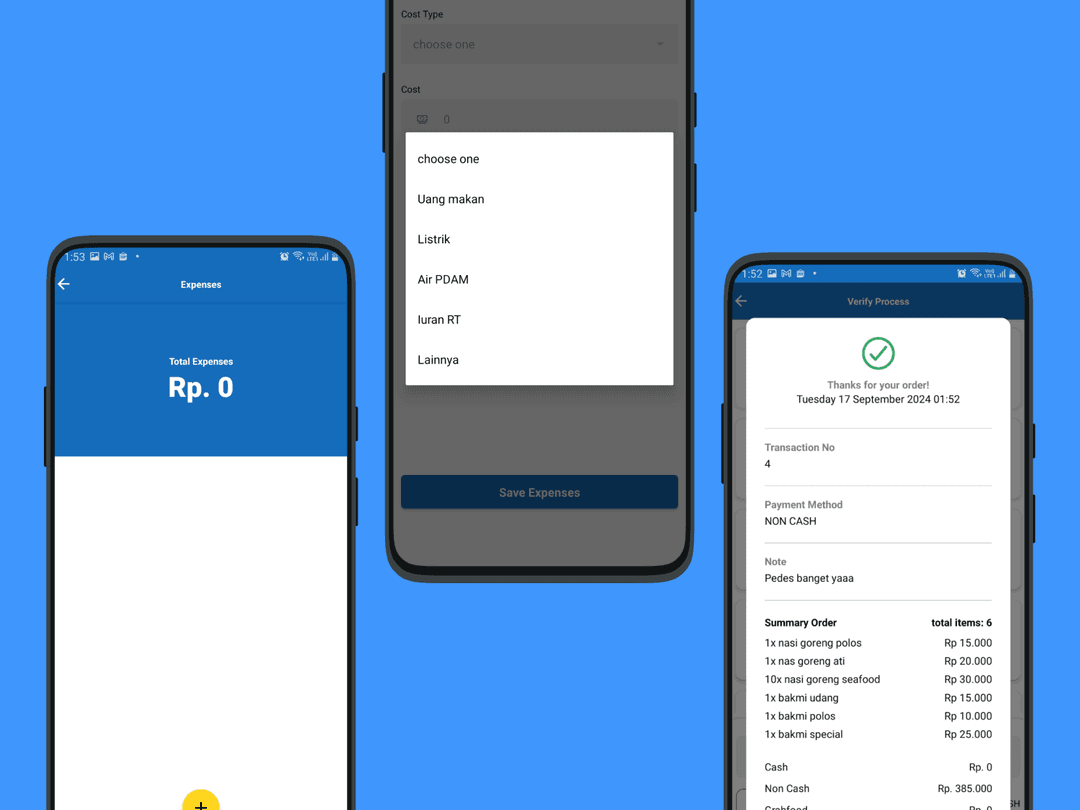 finish order mobile